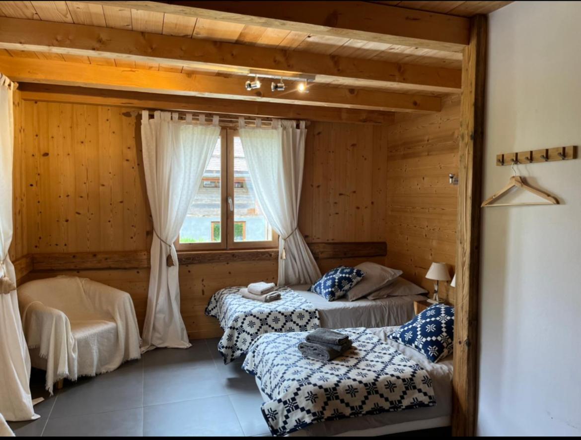 Le Chalet Du Cret - 8 Pers, Tout Confort Avec Jacuzzi Notre-Dame-de-Bellecombe Eksteriør bilde